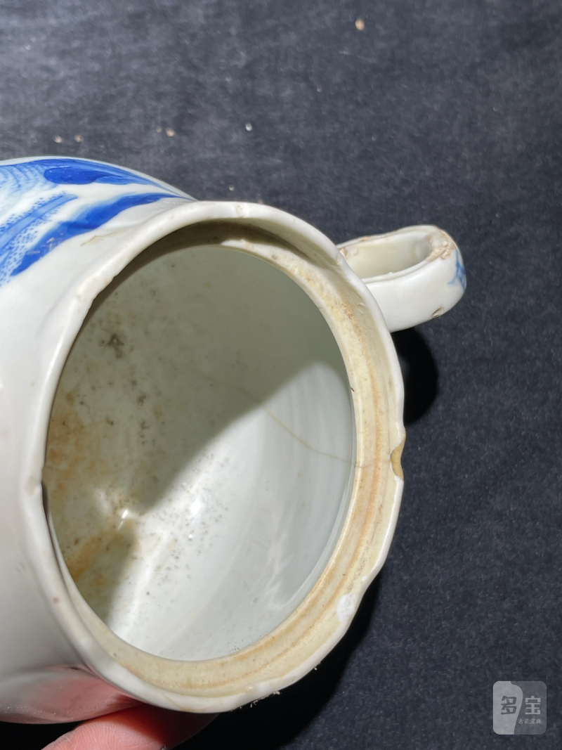 清宣统“江西瓷业公司”青花人物纹茶壶 - 图12